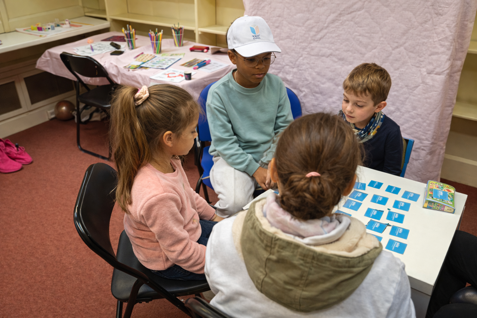Jeu éducatif avec des enfants